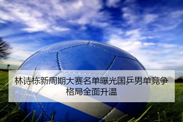 林诗栋新周期大赛名单曝光国乒男单竞争格局全面升温